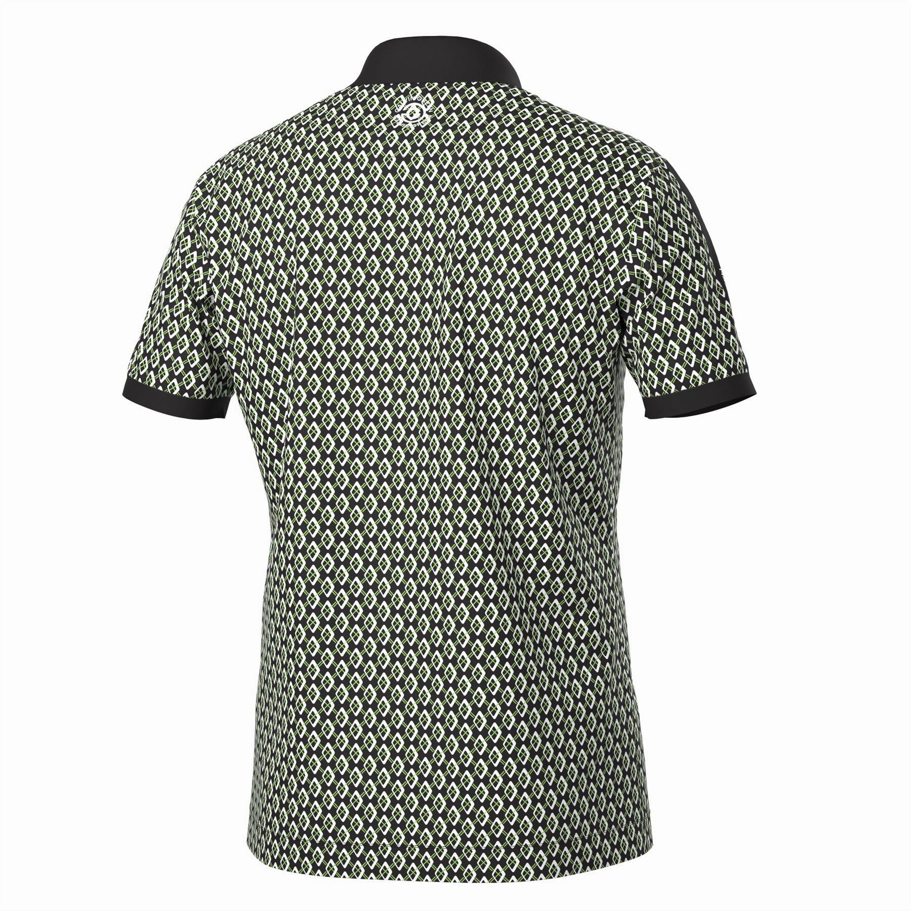 Maxwell VENTIL8  Polo Black/Fresh Green Galvin Green Men's Apparel