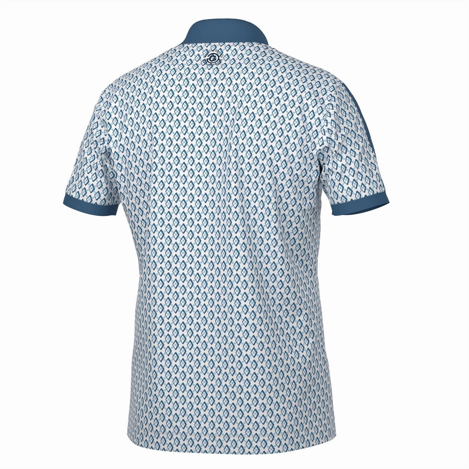 Maxwell VENTIL8  Polo Moonlight Blue/White Galvin Green Men's Apparel