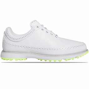 MC80 Spikeless Golf Shoes White Adidas men's athletic apparel