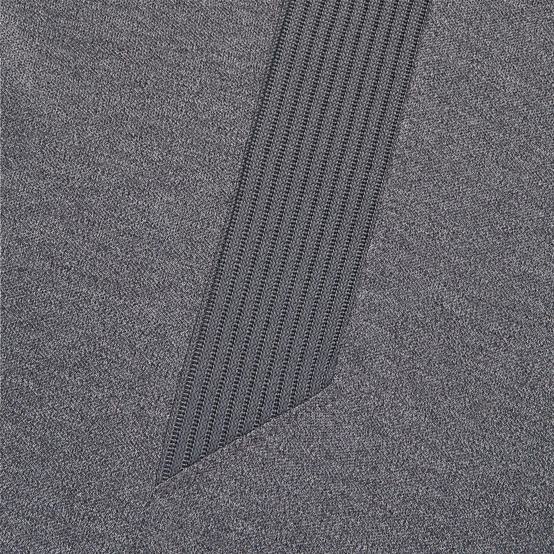 Melange Rib Gusset Tech Pique Embroidered Polo Heather Grey G/Fore Men's Fashion
