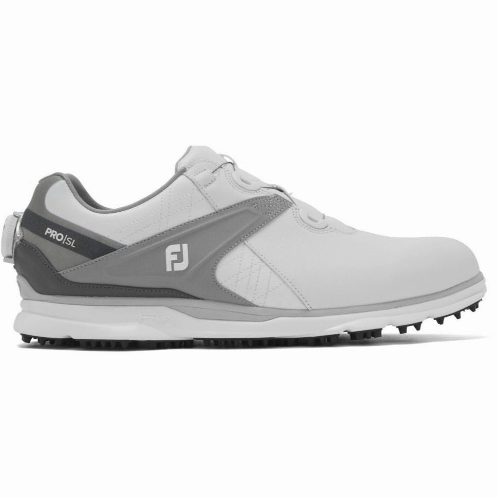 Memory Foam Shoes FootJoy Pro SL Boa Golf Shoes 53817 Soft Insole Trainers Poolside Shoes, Comfortable Shoes, Everyday Footwear