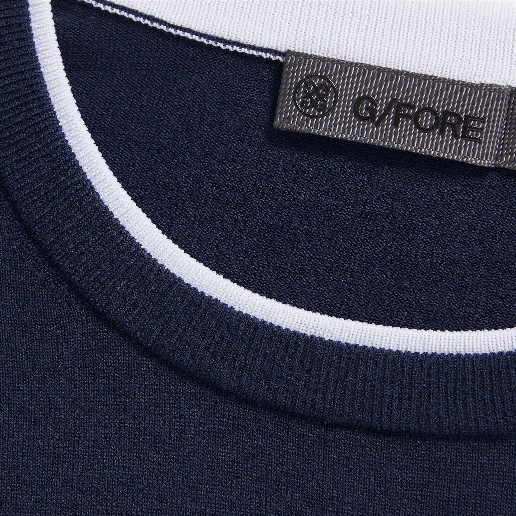 Merino Wool Blend Embroidered Tailored Fit Jumper Twilight G/Fore Men's Fashion