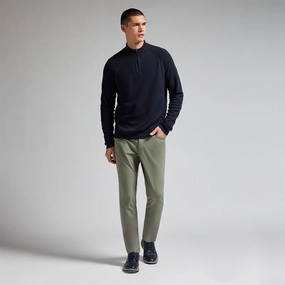 Merino Wool Blend Raglan Quarter Zip Mid Layer Twilight G/Fore men's golf fashion