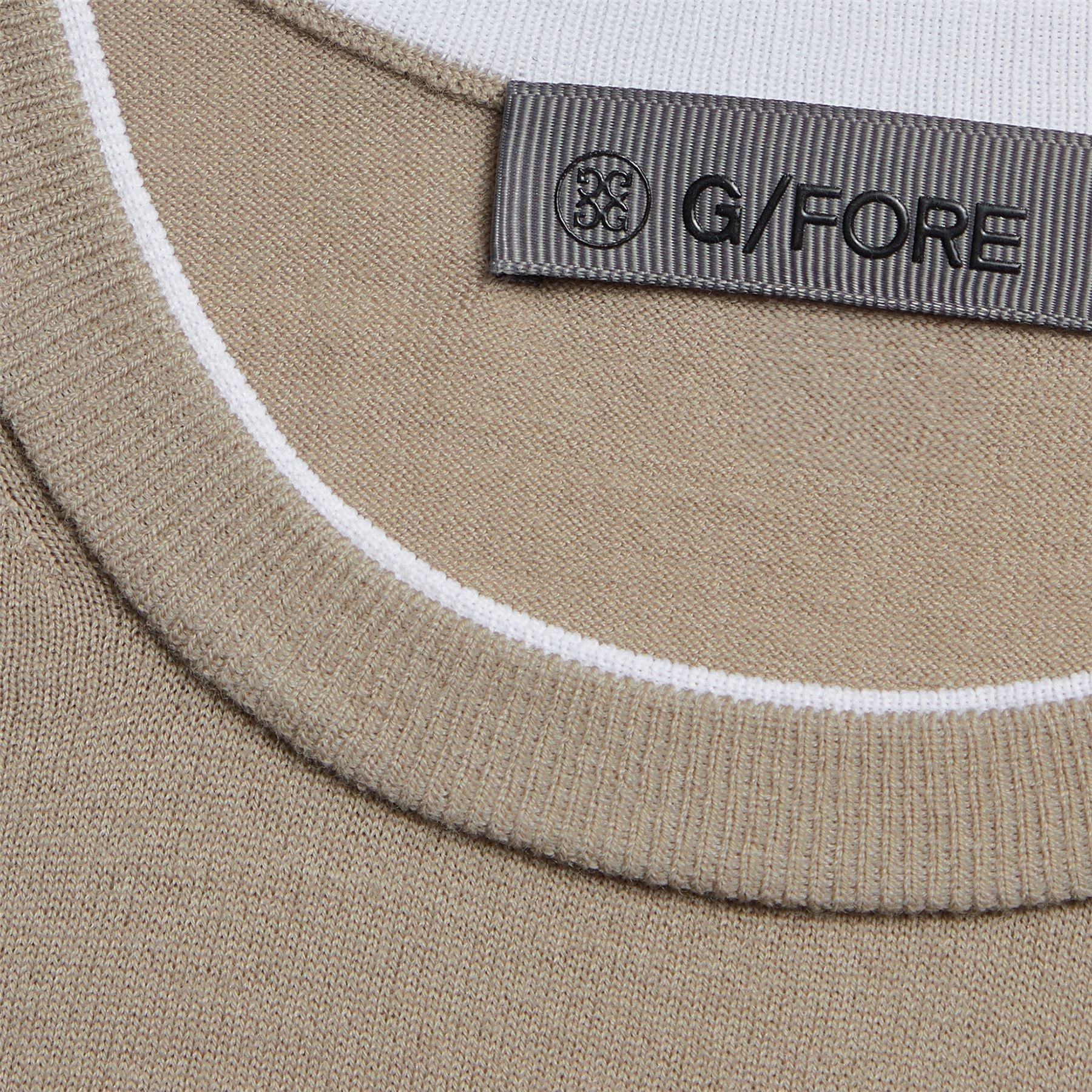 Merino Wool Crew Neck Jumper Dune G/Fore Men's Fashion