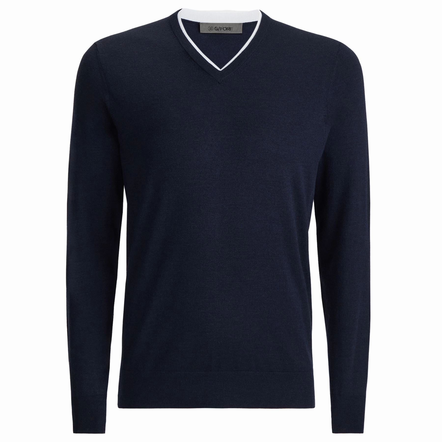 Merino Wool V-Neck Jumper Twilight G/Fore men's golf fashion