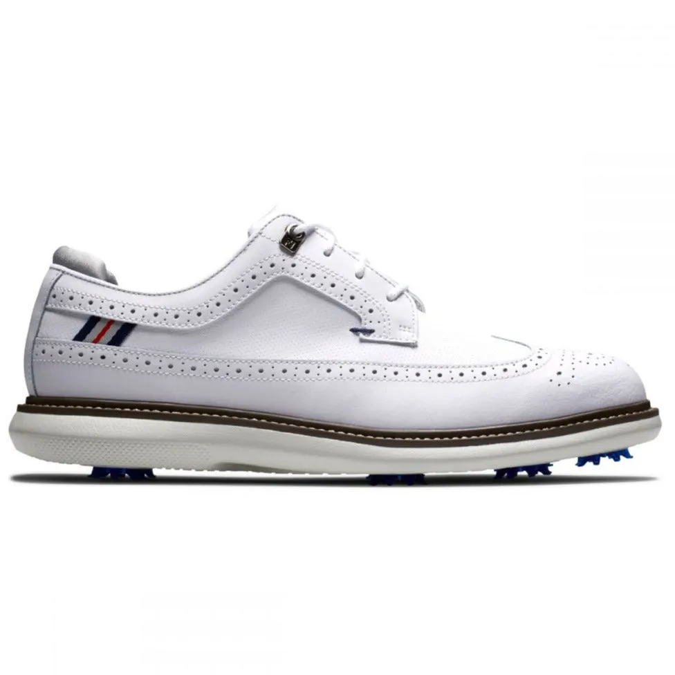 Arch Support Shoes Mesh Knit Sneakers FootJoy Traditions Golf Shoes 57910 Support Cushion Shoes Lifestyle Trainers