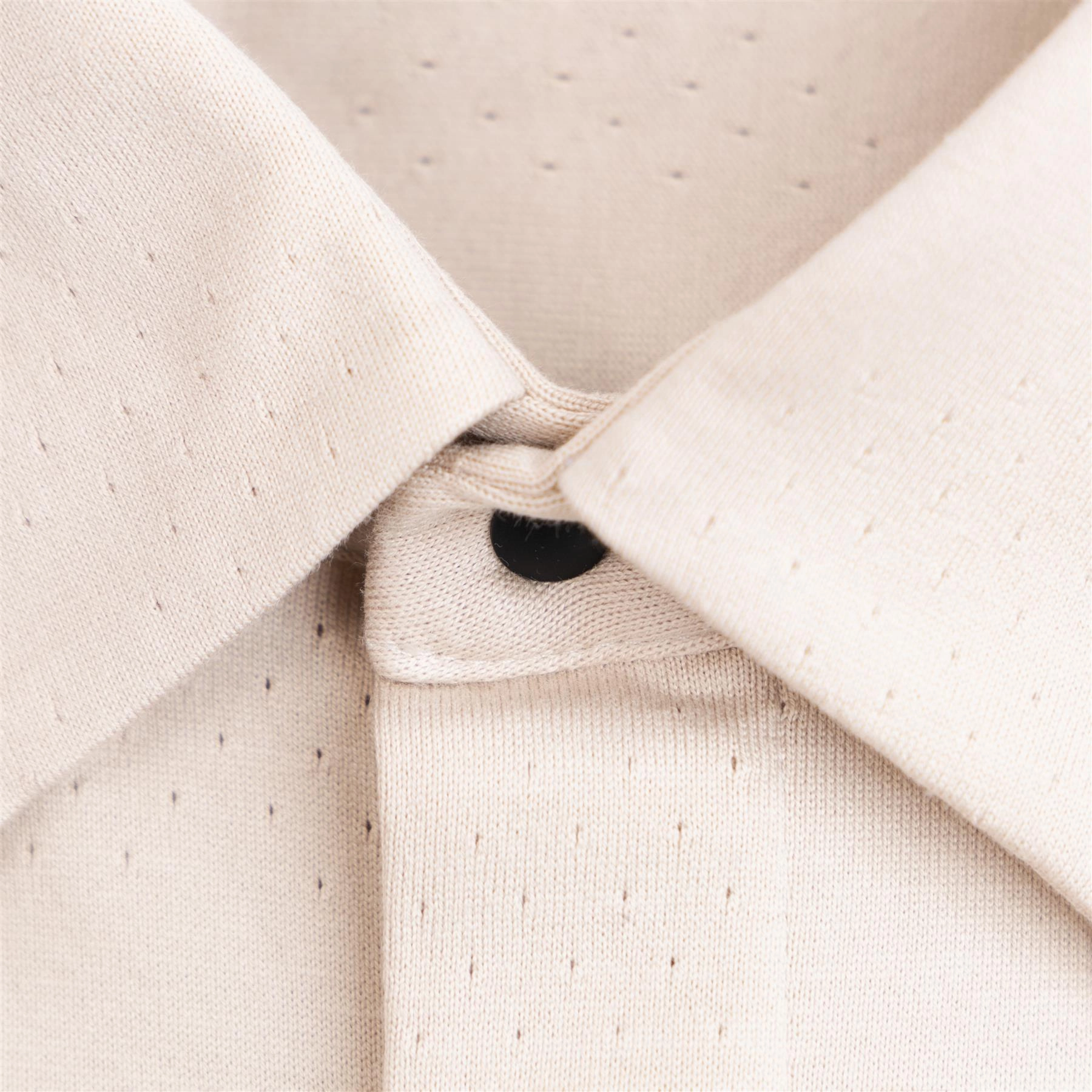 Mesh Heritage Shirt Open Beige Boss Men's Fashion