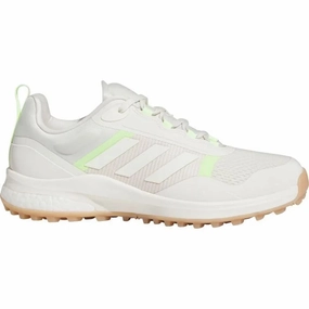 Sport-Inspired Footwear Mesh Knit Sneakers New Adidas Women's Zoysia Golf Shoes - Off White/Putty MSP$120 Fresh Walk Lightweight Shoes