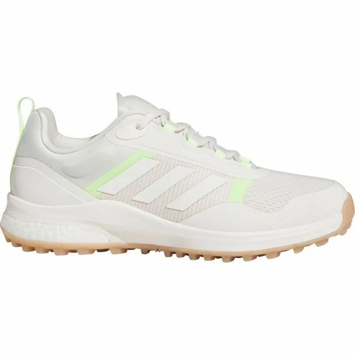 Sport-Inspired Footwear Mesh Knit Sneakers New Adidas Women's Zoysia Golf Shoes - Off White/Putty MSP$120 Fresh Walk Lightweight Shoes