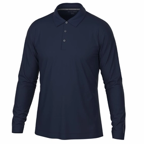 Michael VENTIL8  LS Polo Navy Galvin Green men's golf outerwear