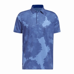 Midlayer Fleece adidas Flower Mesh Print Golf Polo Shirt HS1128 Refined Streetwear junior winter fashion, men's layered fashion, transitional clothing