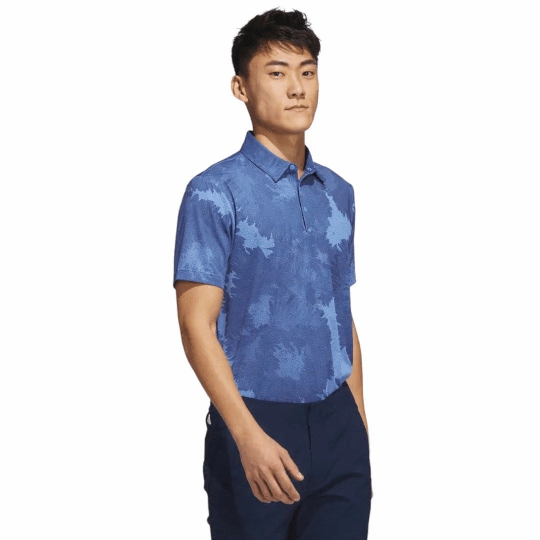 adidas Flower Mesh Print Golf Polo Shirt HS1128 women's elegant dress, golf mid layer top
