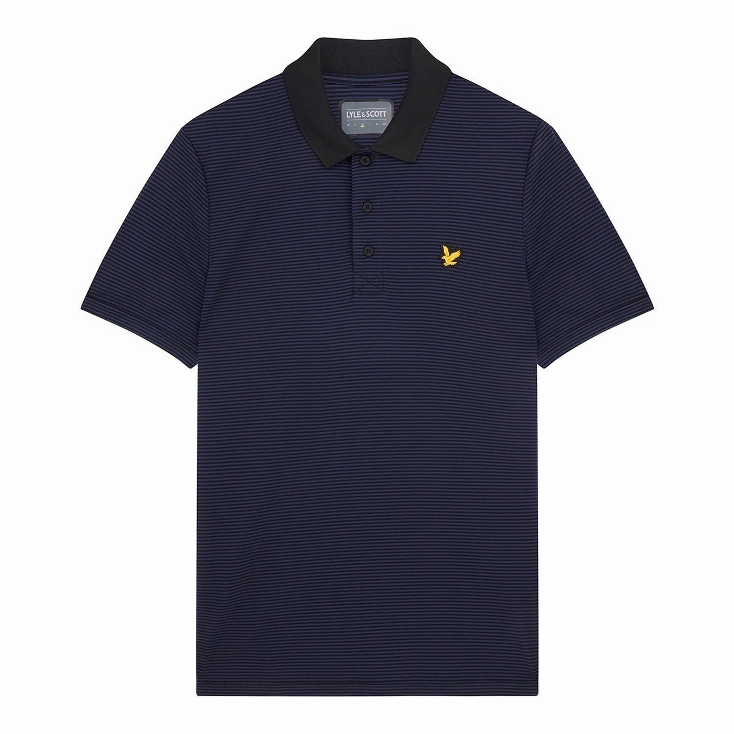 women's casual skirt, sweater with zipper, men's button-down shirt Midweight Jacket Lyle & Scott Microstripe Golf Polo Shirt SP1464GC Relax Fit Top