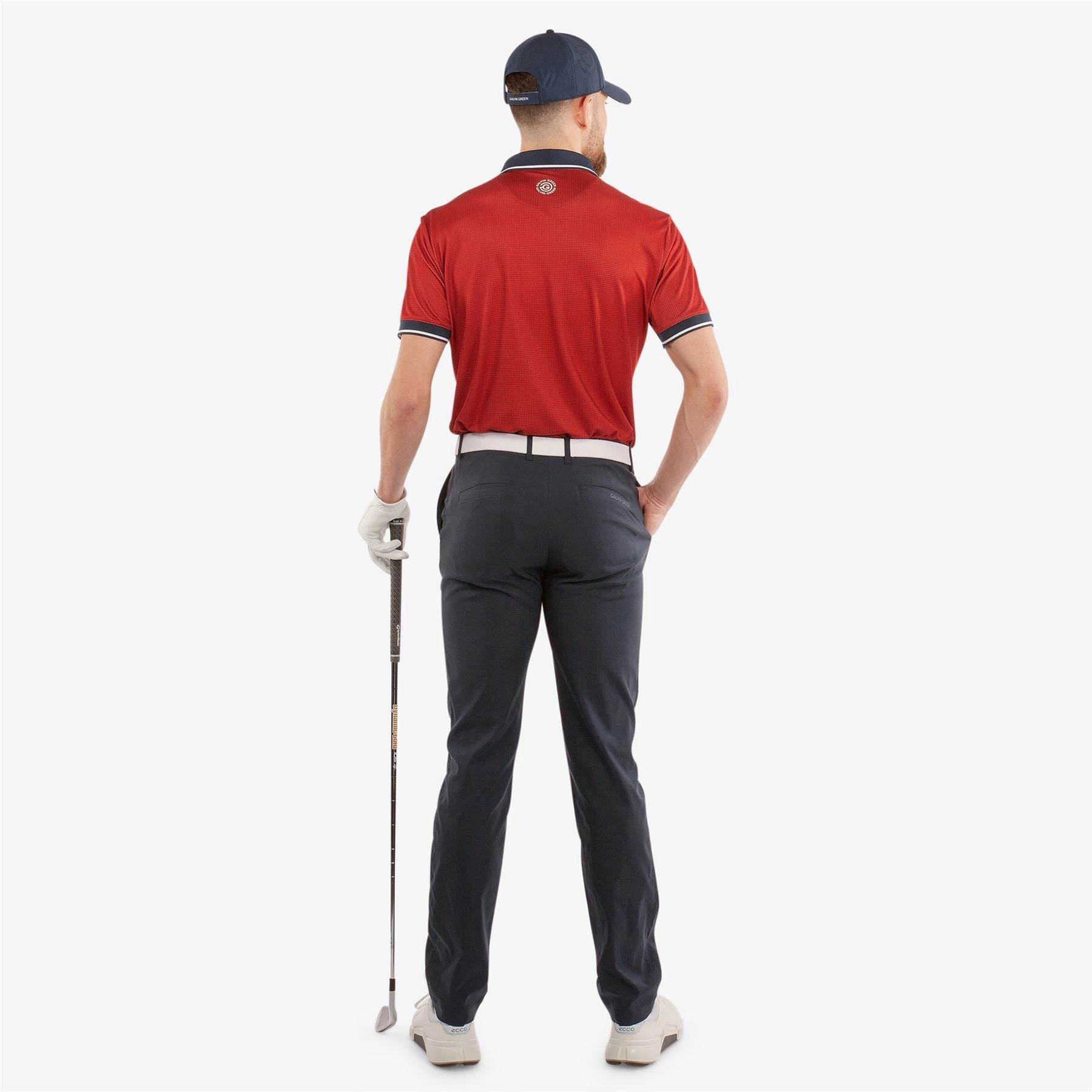 Miller Ventil8  Polo Red/Navy Galvin Green Men's Apparel