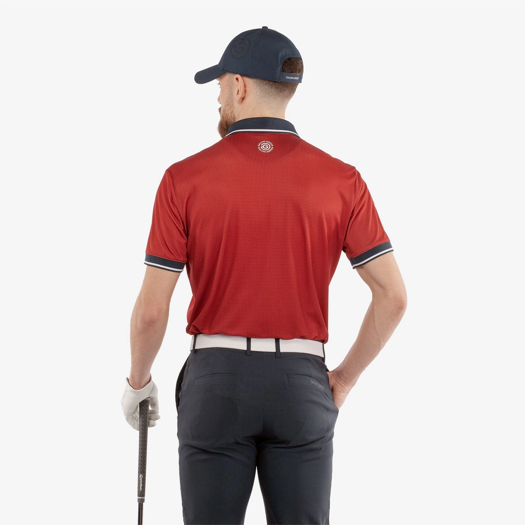 Miller Ventil8  Polo Red/Navy Galvin Green Men's Apparel