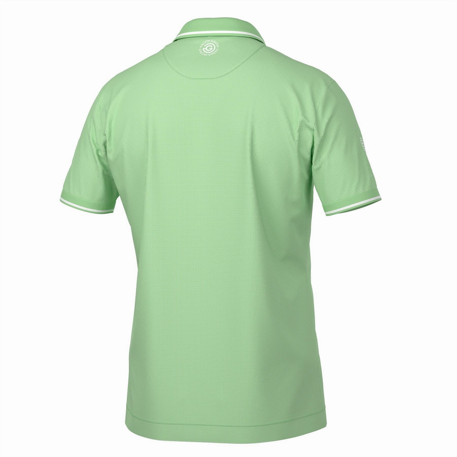 Miller VENTIL8  Polo White/Fresh Green Galvin Green Men's Apparel