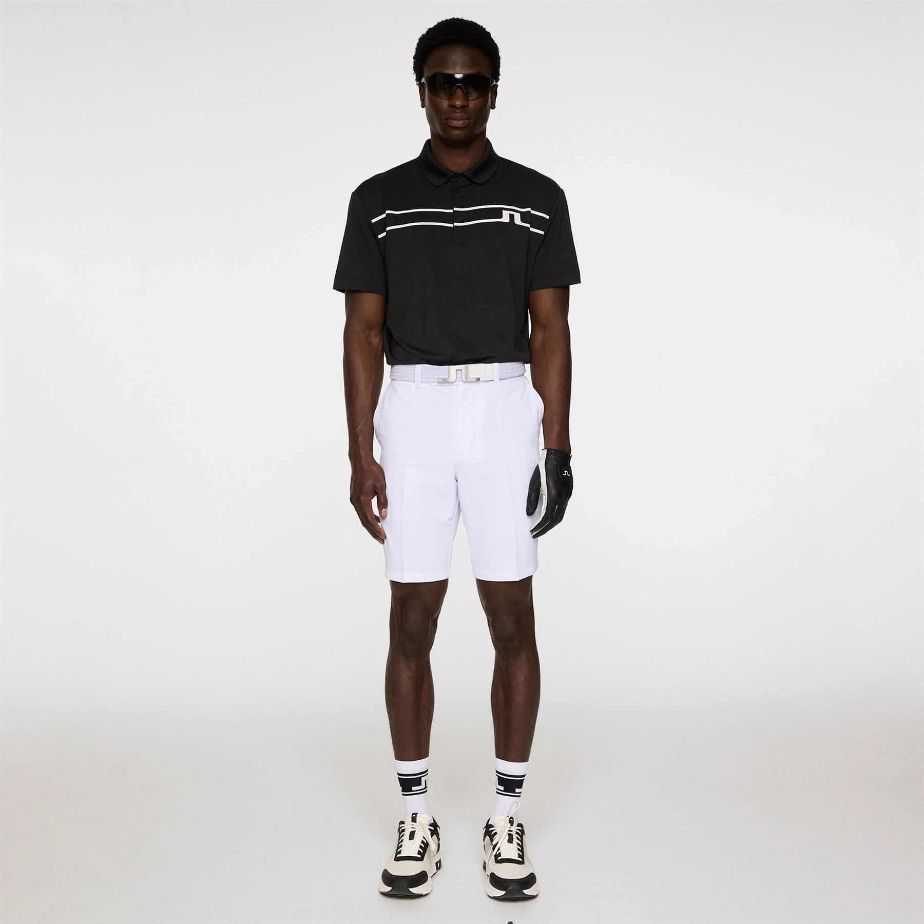 Mitch Shorts White J.Lindeberg Golfwear for Men