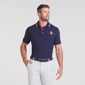 Modalon Queen City Polo Deep Navy/White Glow Puma men's athletic clothing