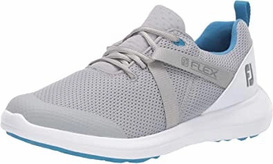 Work Safety Shoes, Everyday Runners Modern Comfort Shoes New Footjoy FJ Flex in Gray  MSP$90 Soft Footbed Sandals