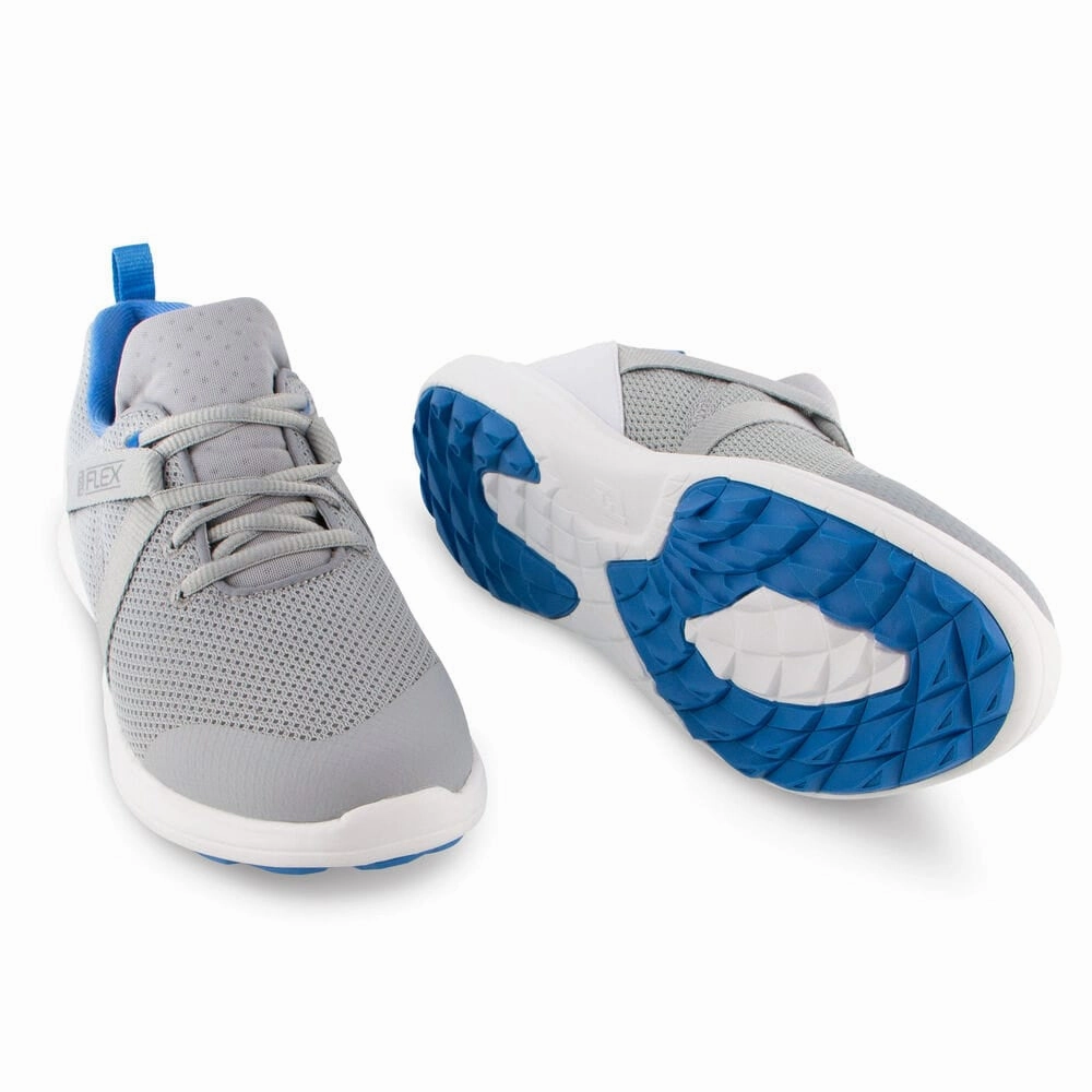 New Footjoy FJ Flex in Gray  MSP$90 Arch-Friendly Footwear, Padded Collar Shoes