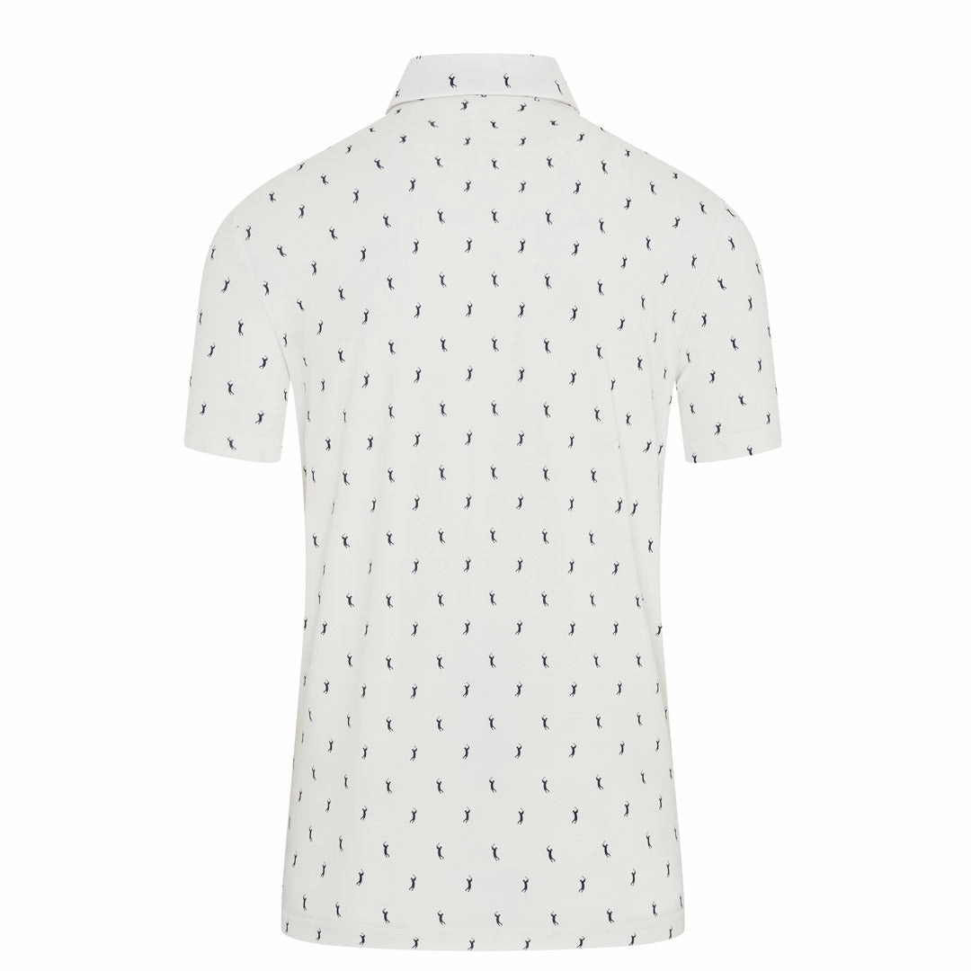 boys waterproof wear Lacoste All Over Printed Golf Polo Shirt DH5175