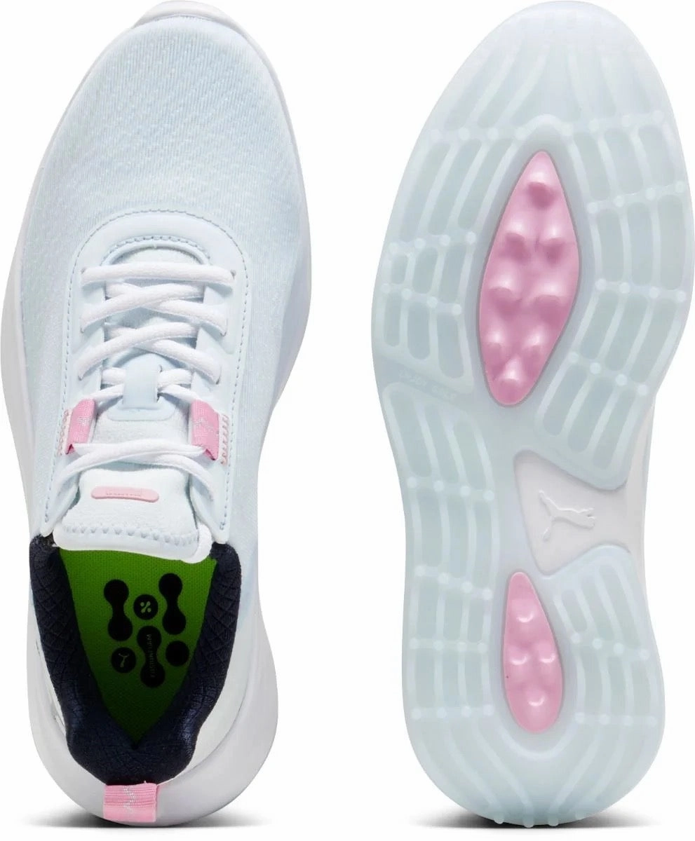 New Puma Women's Fusion Crush Sport - Icy Blue Golf Shoes MSP$100 Urban Sneakers, Flexible Trainers, Neutral Tone Shoes