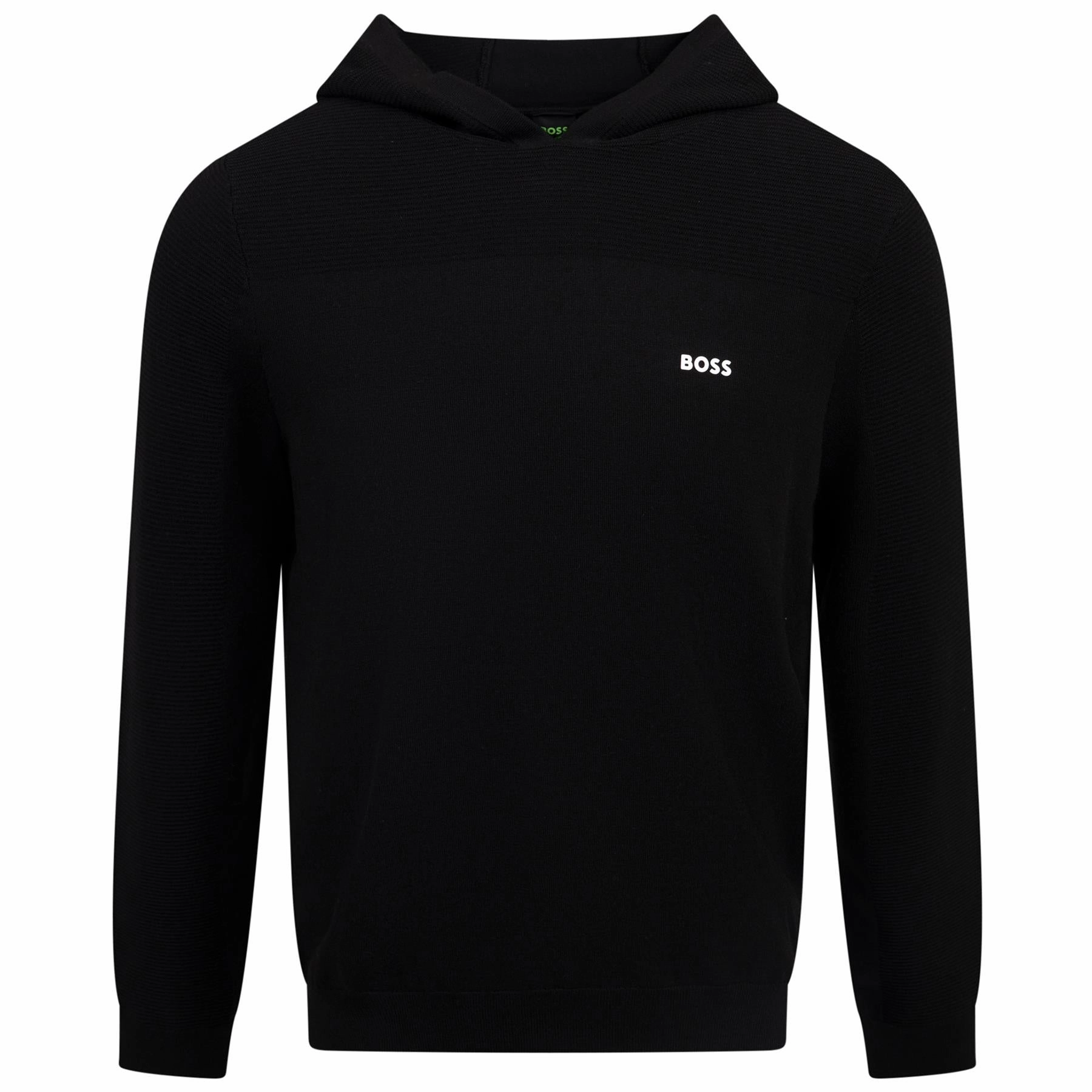 Momentum Hoodie Black Boss men's fashion and office attire