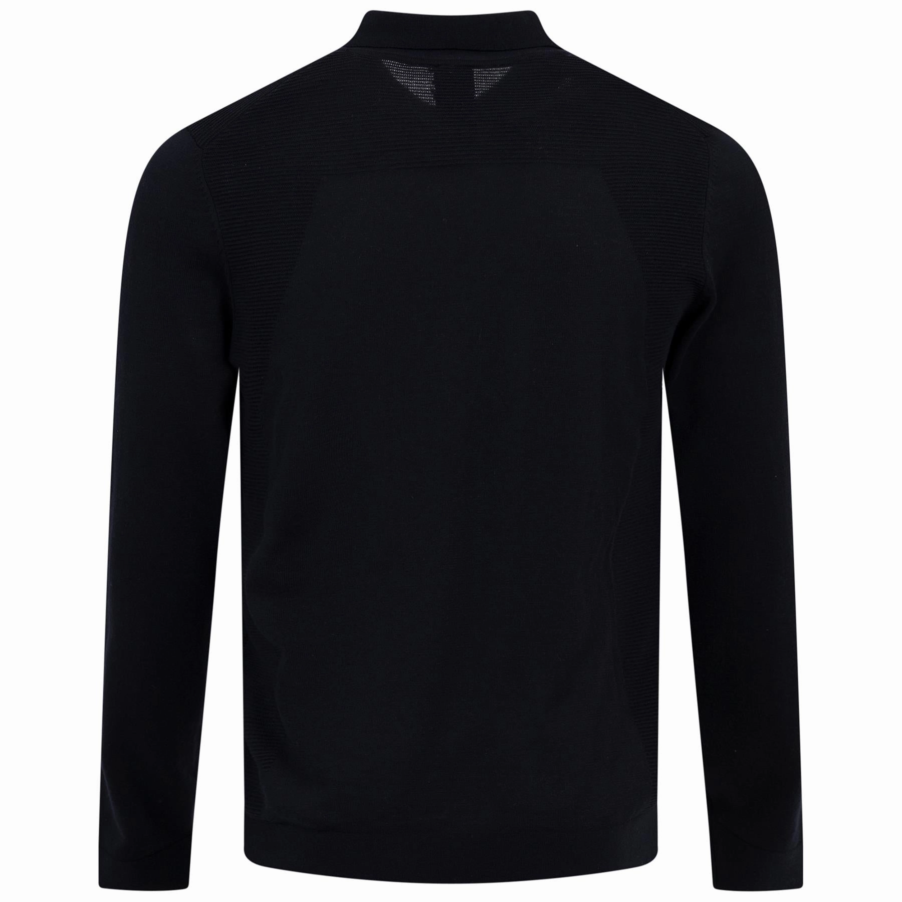 Momentum Lite LS Polo Dark Blue Boss Men's Fashion