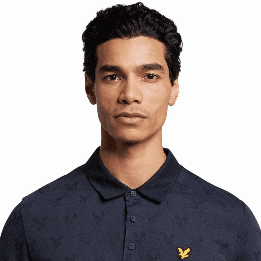 men's denim jacket Lyle & Scott Jacquard Golf Polo Shirt SP1562G women's classic shirt