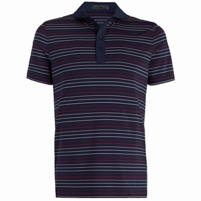 Multi Stripe Tech Jersey Polo Twilight Navy G/Fore men's golf fashion