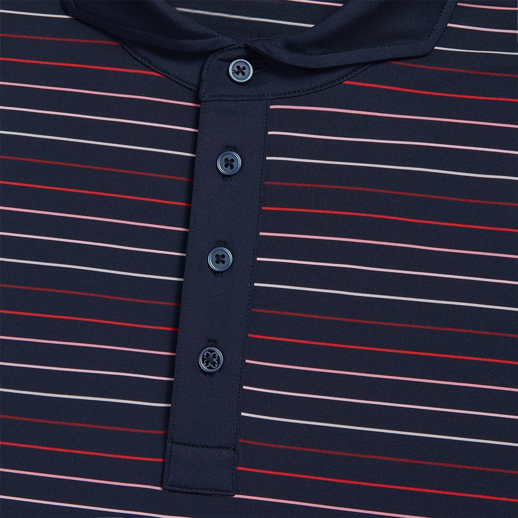 Multi Stripe Tech Jersey Polo Twilight Navy G/Fore Men's Fashion