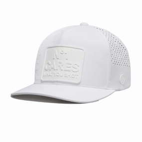 N1 Cares Patch Perforated Delta Snapback Hat Snow G/Fore men's golf fashion
