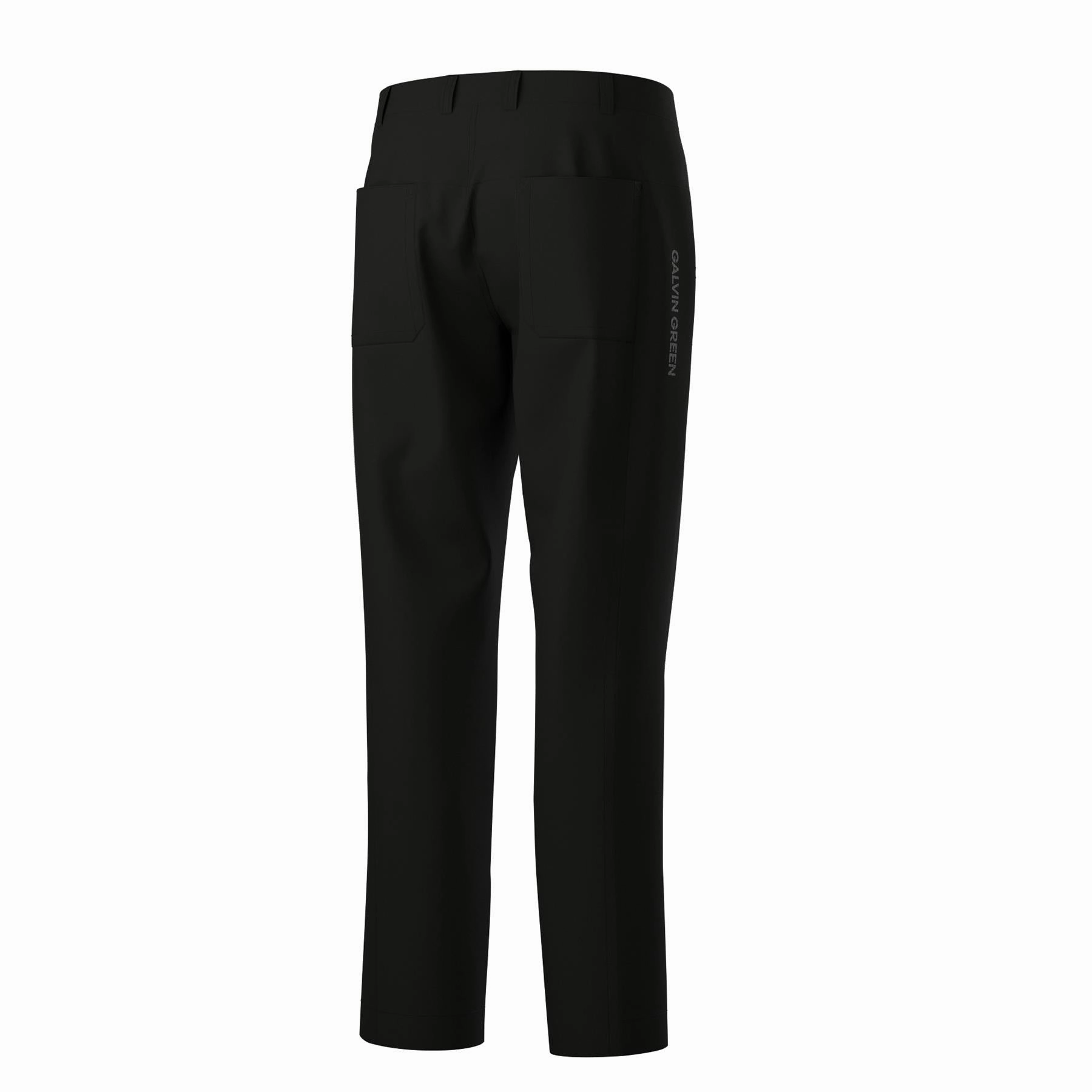 Nathan CONCEPT Golf Trousers Black Galvin Green Men's Apparel