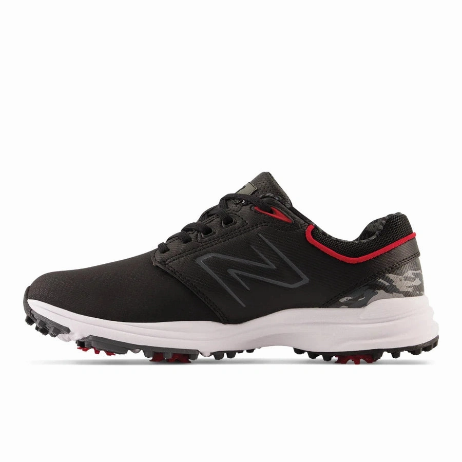 New Balance Brighton Spiked Golf Shoes - Black/Red Classic Men's Spiked Golf Shoes
