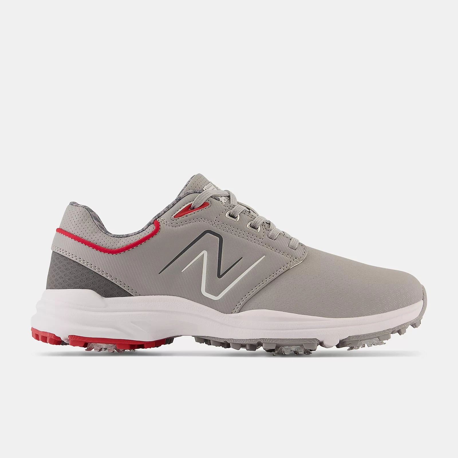 New Balance Mens Brighton Golf Shoe - GREY/ RED New Balance Men's Golf Shoes
