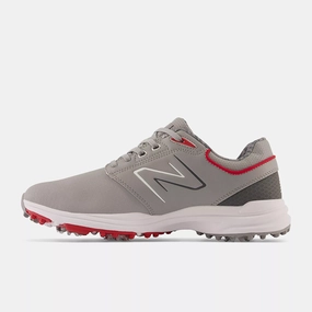 New Balance Mens Brighton Golf Shoe - GREY/ RED New Balance men's athletic golf shoes
