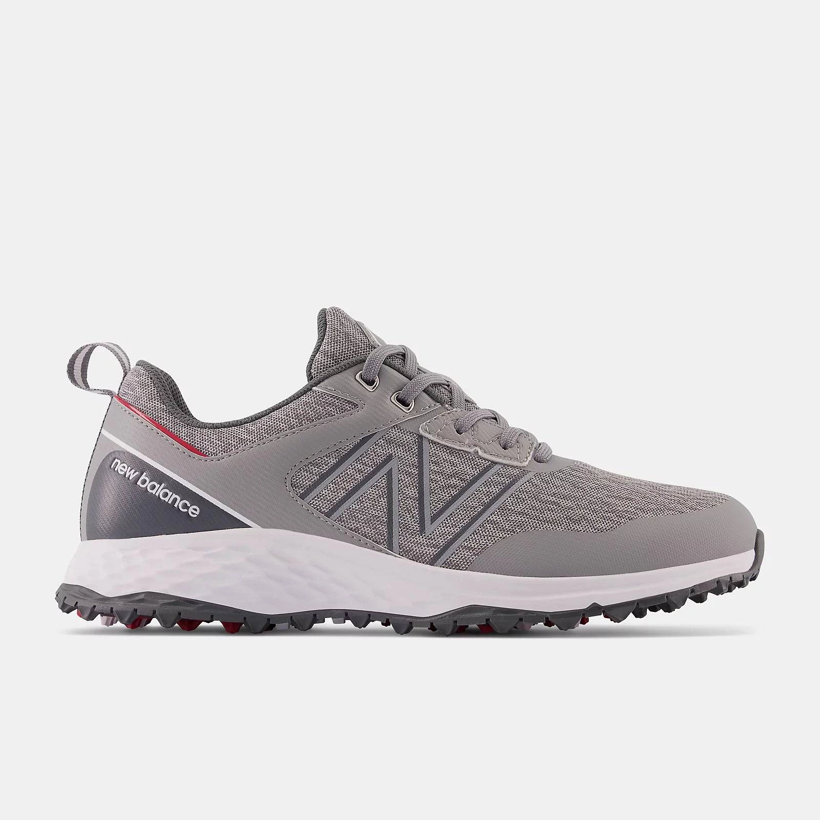 New Balance Mens Fresh Foam Contend Golf Shoe - GREY / CHARCOAL Men's Durable Golf Shoes