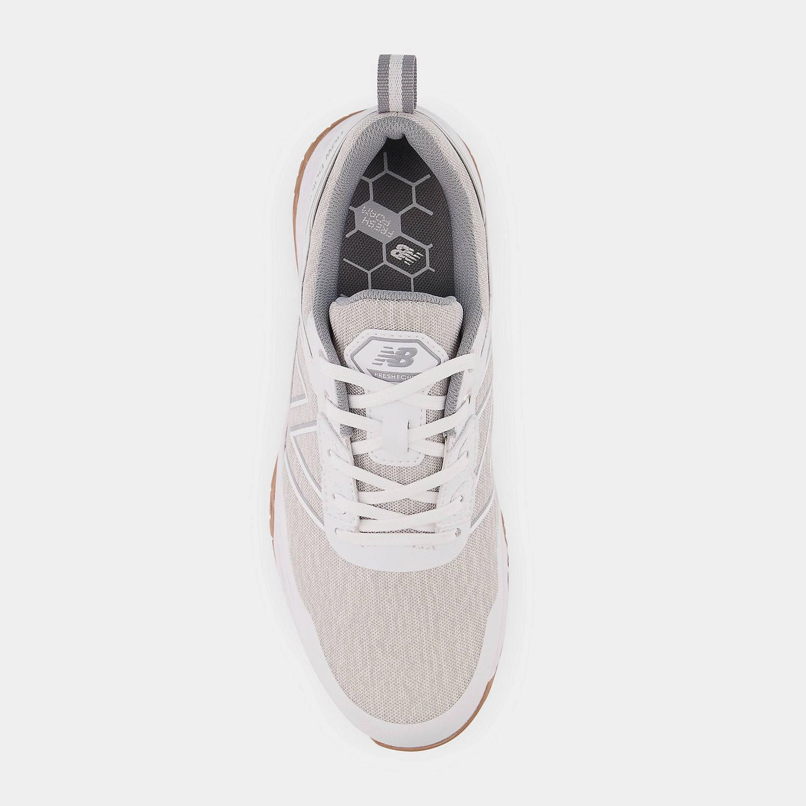 New Balance Mens Fresh Foam Contend Golf Shoe  - WHITE Men's Durable Golf Shoes