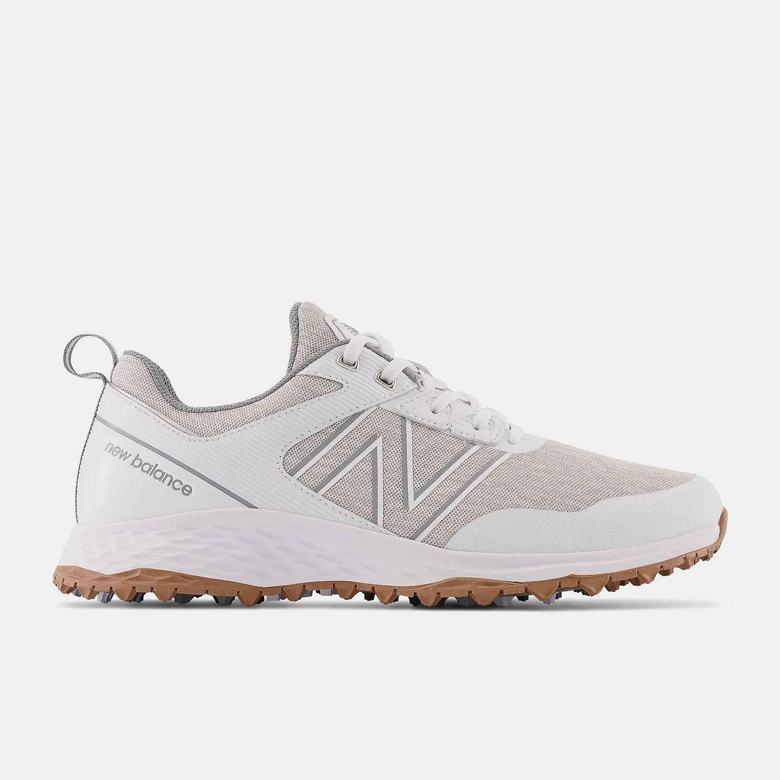 New Balance Mens Fresh Foam Contend Golf Shoe  - WHITE New Balance men's athletic golf shoes