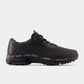 New Balance Mens Fresh Foam X Defender SL Golf Shoe - BLACK New Balance men's athletic golf shoes