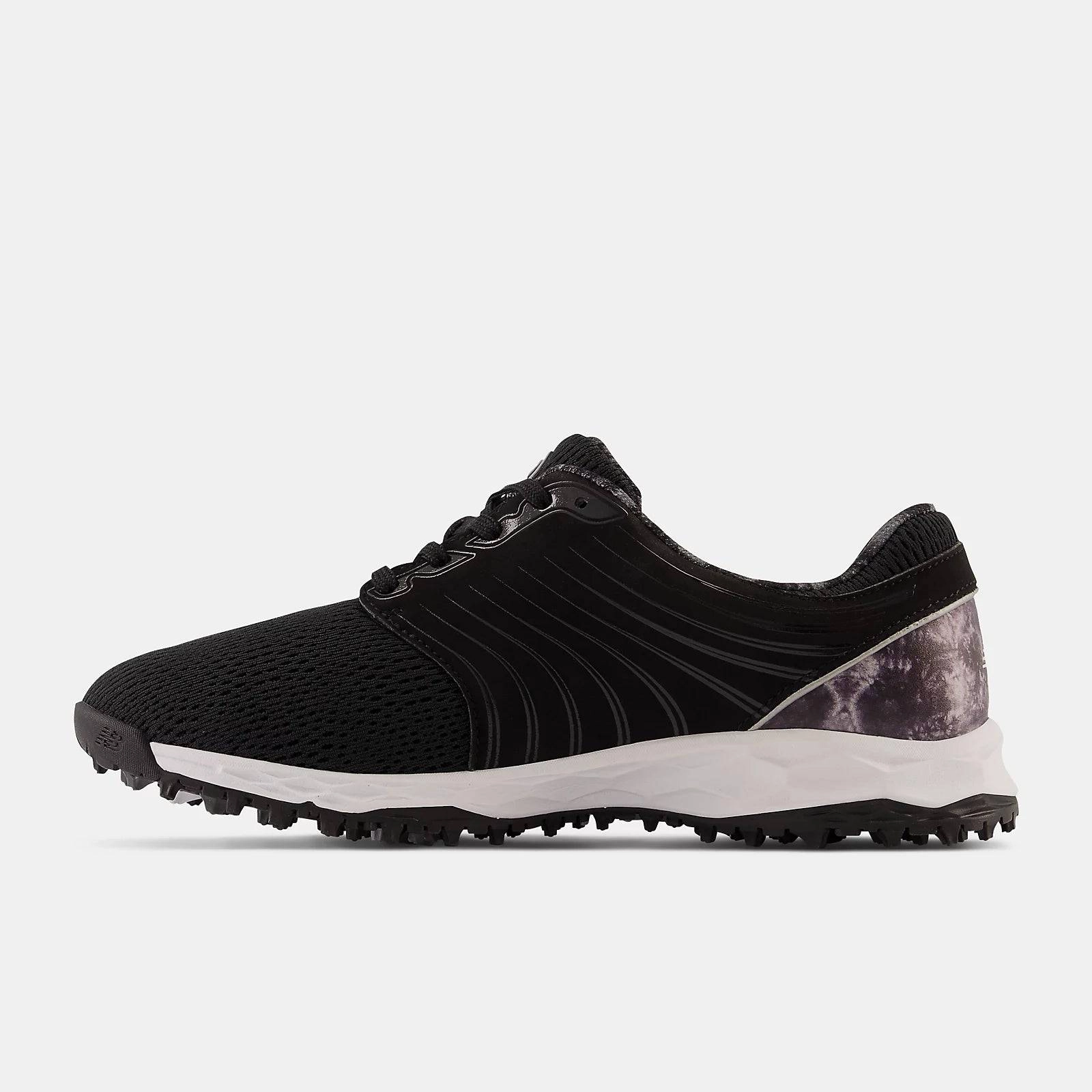 New Balance Womens Fresh Foam Breathe Golf Shoe - BLACK / MULTI New Balance men's athletic golf shoes