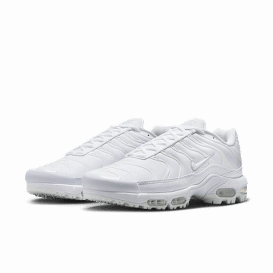 Nike Air Max Plus G Spikeless Golf Shoes - White Men's Spikeless Golf Shoes