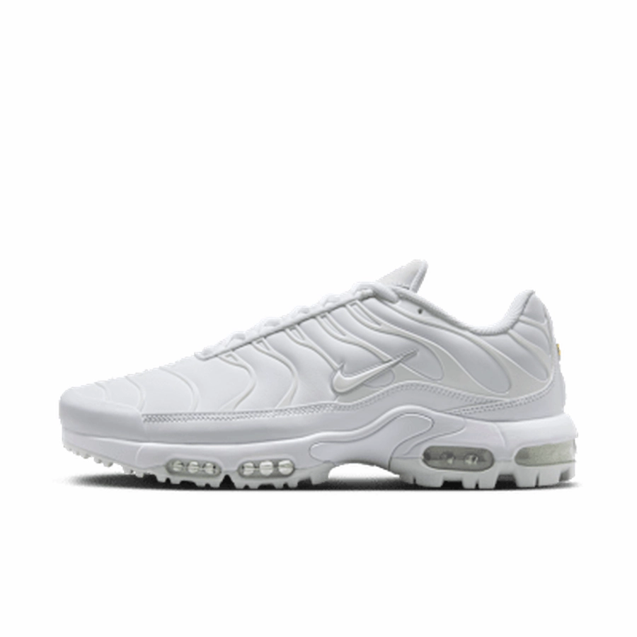 Nike Air Max Plus G Spikeless Golf Shoes - White Mens spikeless golf shoes