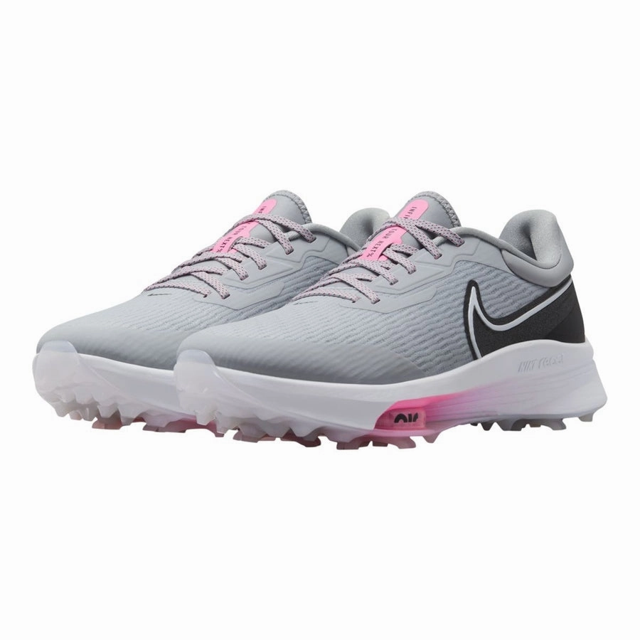 Nike Air Zoom Infinity Tour NEXT% Golf Shoe - Grey Classic Men's Spiked Golf Shoes