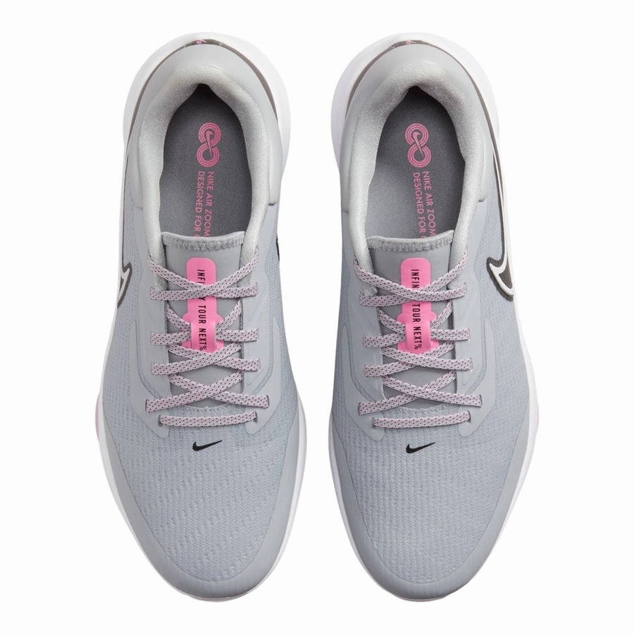 Nike Air Zoom Infinity Tour NEXT% Golf Shoe - Grey Classic Men's Spiked Golf Shoes