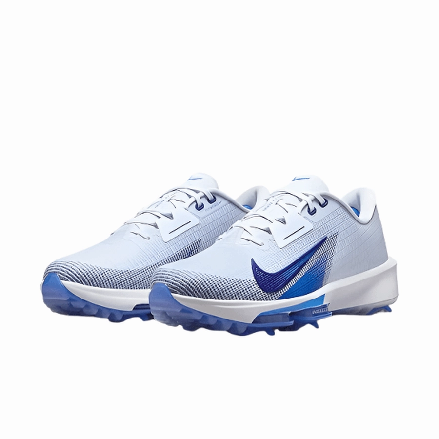 Nike Air Zoom Infinity Tour NXT 2 Spikeless Golf Shoe - Grey/Blue Classic Men's Spiked Golf Shoes