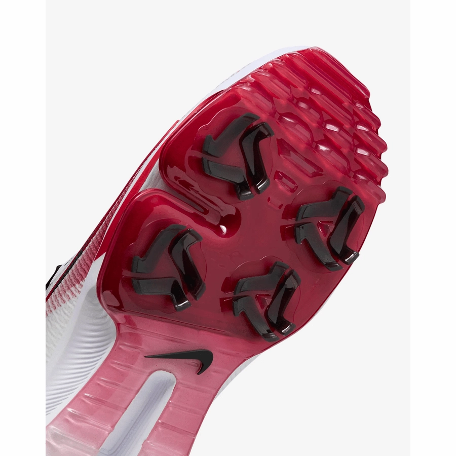 Nike Air Zoom Infinity Tour NXT 2 Spikeless Golf Shoe - White/Red Classic Men's Spiked Golf Shoes