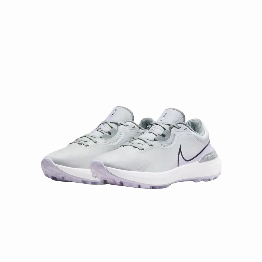 Nike Infinity Pro 2 Men's Golf Shoes - Grey/Violet Men's Spikeless Golf Shoes