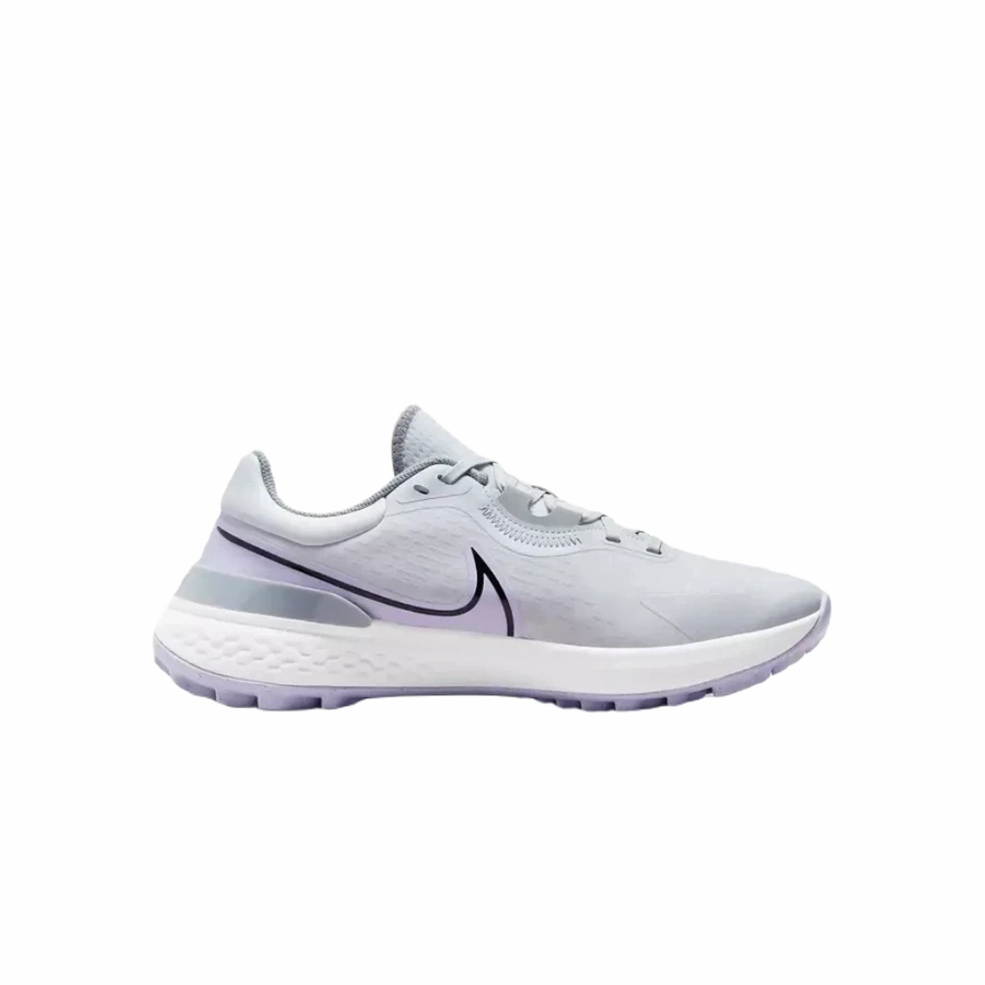 Nike Infinity Pro 2 Men's Golf Shoes - Grey/Violet Men's Spikeless Golf Shoes