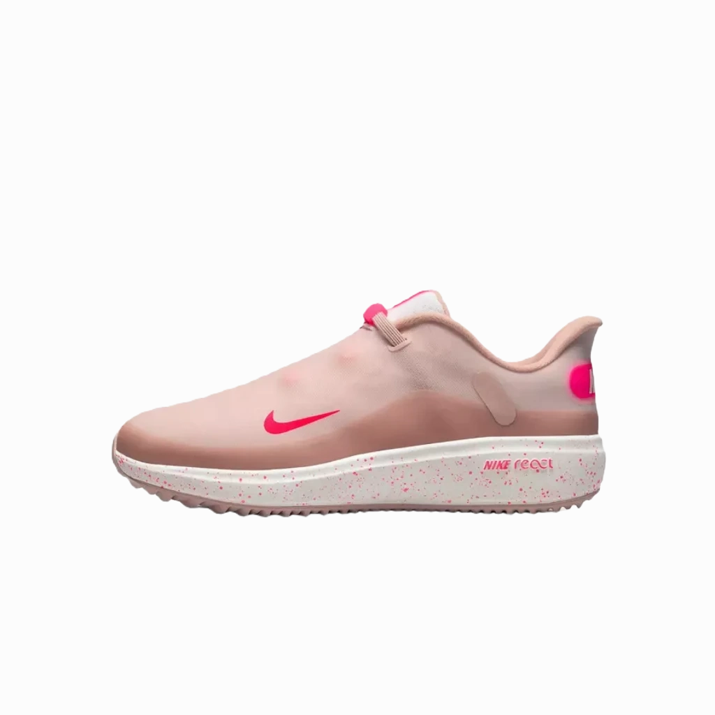 Nike Ladies React Act Tour Golf Shoes - Pink Women's Spikeless Golf Shoes